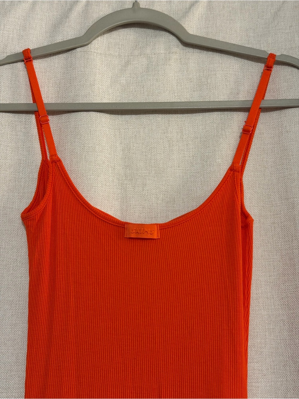 NWT Skims Soft Lounge Long Slip Dress Fire Limited Edition - Picture 5 of 5